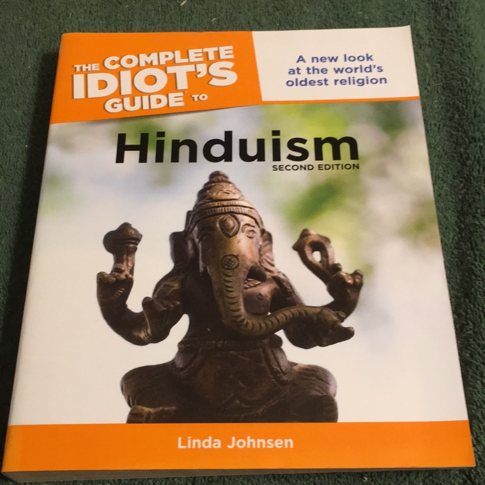 “The Complete Idiot’s Guide to Hinduism” oversized paperback